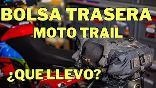 BOLSA TRASERA LIGERA MOTO TRAIL [upl. by Ellswerth229]