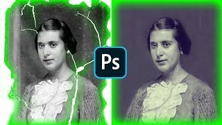 Restoring a Damaged Photo in Photoshop A StepbyStep Tutorial [upl. by Rozanna]