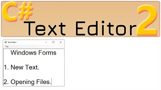 2 New Text Opening Files  Text Editor C [upl. by Ulah]