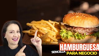 Cómo hacer Hamburguesas Caseras de Carne Vacuna  Receta fácil [upl. by Anez]