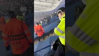 Violence Erupts in Stands Following Leicester Citys Win Over Legia Warsaw [upl. by Patman]