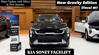 New Kia Sonet Gravity Edition 2024 Diesel MT  NEW VARIANT WITH MAJOR UPDATES  Full review 😍🔥 [upl. by Ruthy]