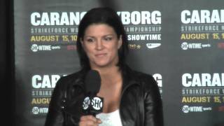 Carano vs Cyborg NYC Presser [upl. by Ormiston]