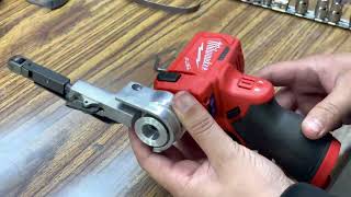 MILWAUKEE M12 CUTOFF TOOL CUSTOMIZED into a BELT SANDERHOW TO [upl. by Noemys]