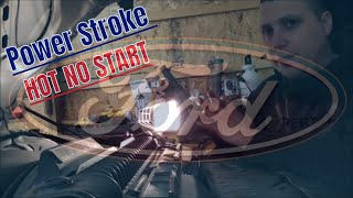 60 POWERSTROKE HOT NO START FIX PT1 [upl. by Eniamat528]