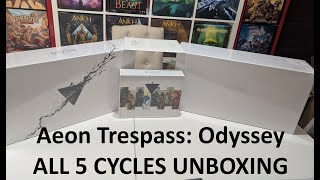 All 5 Cycles Unboxing Aeon Trespass Odyssey Plus Extras [upl. by Assille892]