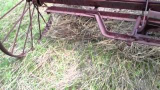 McCormickDeering Type quotMquot SelfDump Hay Rake [upl. by Gipson]