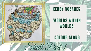 Colour Along  Worlds Within Worlds  Skull  Part 1 [upl. by Adihahs]