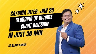 DT Revision Clubbing Chart Revision  CA amp CMA Inter Dec 24 amp Jan 25 [upl. by Ayanaj]