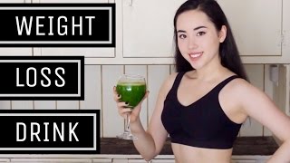 🌿 WEIGHT LOSS SUPER GREEN SMOOTHIE RECIPE 🍃 [upl. by Irtimd149]