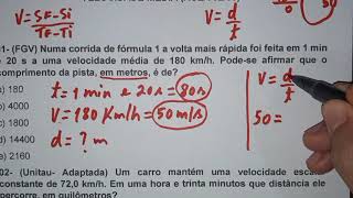 Velocidade Média Aula 0303 [upl. by Rosati]