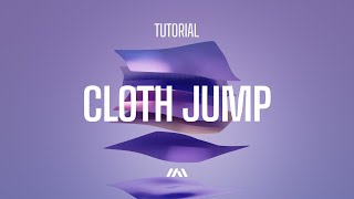 Cloth Jump  Cinema 4D amp Redshift [upl. by Korman]