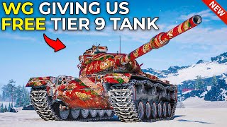 WG Actually Gifting us Free Tier 9 Tank  Patton The Tank  World of Tanks [upl. by Morna]