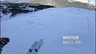 POV Whistler skiing in Nov 2023 [upl. by Legim]