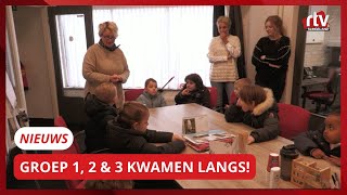 Groep 1 2 en 3 van de basisschool de Schakel op bezoek  RTV Slingeland [upl. by Erdda77]