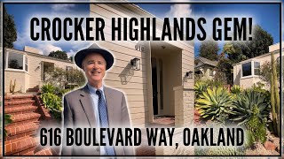 Crocker Highlands Gem 616 Boulevard Way Oakland [upl. by Anrat204]