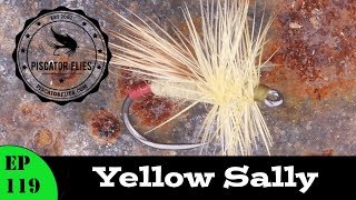 Fly Tying the Yellow Sally Isoperla Stonefly  Ep 119 Piscator Flies PF [upl. by Daegal]