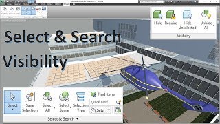 Select amp Search ve visibility ayarları  Navisworks Dersleri  3 [upl. by Brazee]