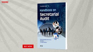 Taxmanns Handbook on Secretarial Audit  InDepth Yet Succinct Guide [upl. by Maddeu]