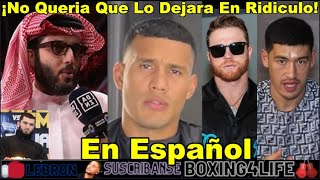 David Benavidez ¡Canelo Es Cobarde Hibamos Hacer Sparring Se Rajo Turki ¡Hare Bivol Vs Benavidez [upl. by Asuncion]