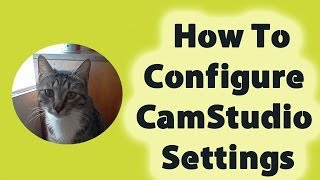 How To Configure CamStudio settings [upl. by Eibur]