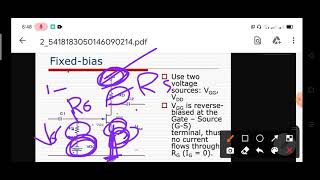 DC analysis JFET biasing [upl. by Cleavland]