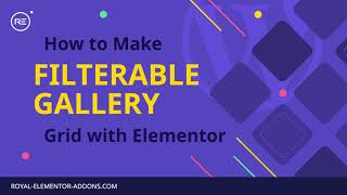 How to Add a Filterable Gallery to your WordPress Website  Elementor Tutorial 2022 [upl. by Anawahs]