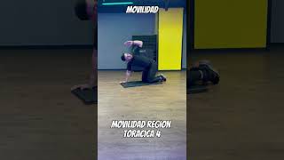 movilidad region toracica 4 movilidad entrenamientopersonal gimnasio [upl. by Bonner]