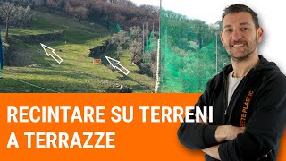 Recinzione su terreni con terrazzamenti Come fare [upl. by Ainekahs]