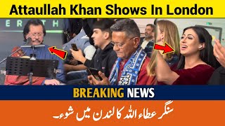 Singer Attaullah Khan Esa Khelvis London show [upl. by Akimot]