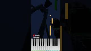 Big Bobby BearHug from Smiling Critters Zoonomaly EddiePlaytimeShorts  Piano Tutorial [upl. by Eldred807]