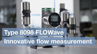 Teaser innovative flow meter Type 8098 FLOWave [upl. by Macnair822]