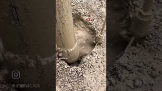 HYDROVACTION😎 oddlysatisfying hydrovac excavator excavation construction work satisfying [upl. by Bertha]