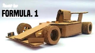 How to make FORMULA 1 car from cardboard  Amazing F1 Racing Car  DIY F1 Racing car [upl. by Adner]