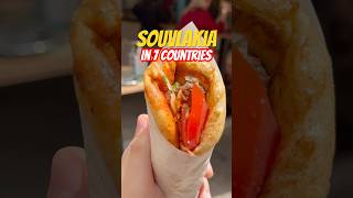 SOUVLAKIA ACROSS EUROPE 🇬🇷🇪🇺🇬🇧 7 countries Greekfood Greeks Greece Cyprus gyros Ελλαδα [upl. by Mair]