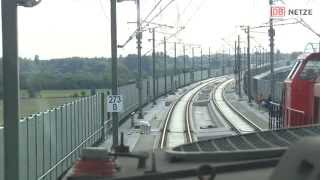 VDE 82 NEUBAUSTRECKE SaaleElsterTalbrücke wissenschaftliche Messungen mit schweren Testzügen [upl. by Kellsie]