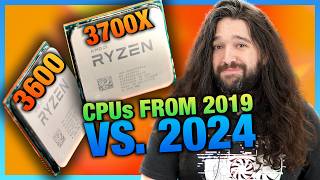 AMD R7 3700X amp R5 3600 in 2024 Revisit Benchmarks vs 7800X3D 5700X3D amp More [upl. by Htenay677]