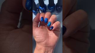 OPI Blue Nail Polish Comparison [upl. by Ellenohs424]