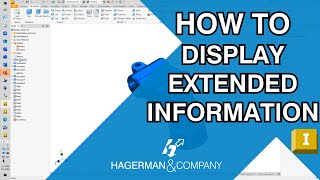 Display Extended Information  Inventor Tips [upl. by Sualk921]