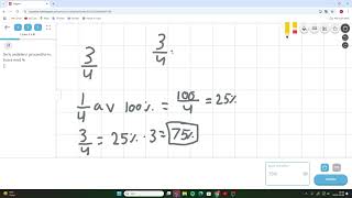Procent decimalform och bråkform läxa [upl. by Averell440]