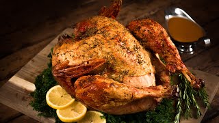 Garlic and Herb Butter Roasted Turkey  CharBroil [upl. by Socher989]