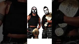 GUERILLAS OF DESTINY TAG TEAM wwe wrestling shorts smackdown raw [upl. by Naugal]