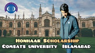 Honhaar Scholarship 2024 Comsats University Islamabad How to Get Scholarship At Comsats [upl. by Sherlock]