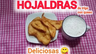 Como hacer las mejores HOJALDRAS CON QUESO MUY FACIL [upl. by Narok]