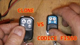 ⚡come programmare un radiocomando universale clone a 433 Mhz  tutorial [upl. by Abie83]