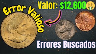 VENDIDA POR 12600💵Monedas con Errores Valiosos  Centavos Dólares ¿VALIOSAS MIRA EL VIDEO [upl. by Aekan]