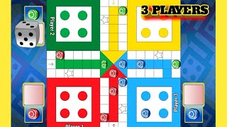 Ludo Game in 3 Players  Ludo King 3 Players  Ludo King  Ludo Gameplay  403 [upl. by Deeyn]