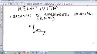 Relatività Galileiana  Sistemi di Riferimento Inerziali [upl. by Irita]