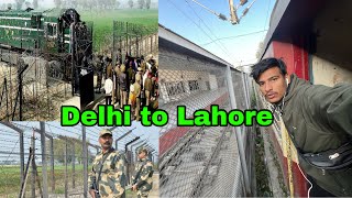 Delhi to Lahore Pakistan Train Route  Samjhauta Express  ￼Wagah Border [upl. by Casilda565]