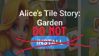 Alice tile story is a fake game [upl. by Alroi]